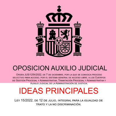 episode TEMA 2 .- IDEAS PRINCIPALES Ley 15/2022, de 12 de julio, integral para la igualdad de trato y la no discriminación. artwork