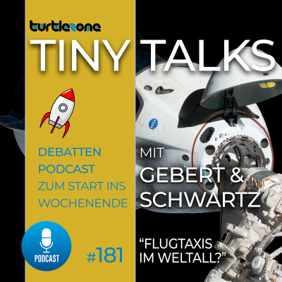 episode Turtlezone Tiny Talks - Flugtaxis im Weltall? artwork