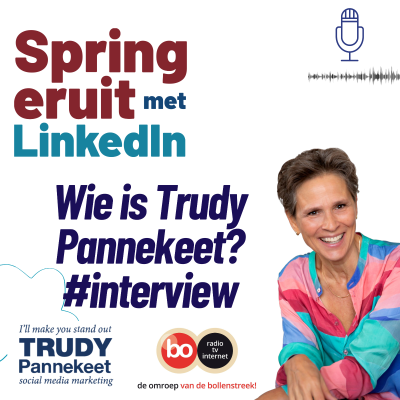 episode Wie is Trudy Pannekeet - Radio interview Omroep Bo (van de Bollenstreek) artwork