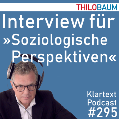 episode 295 Klartext-Podcast: Interview in „Soziologische Perspektiven“ artwork