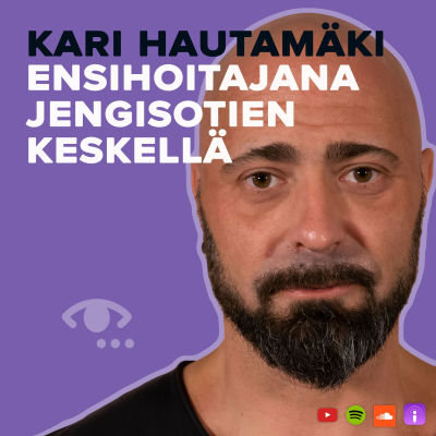 episode Ensihoitajana Tukholman lähiöissä. Jengisodat. Kännissä katkennut mäkihyppyura. #77 Kari Hautamäki artwork