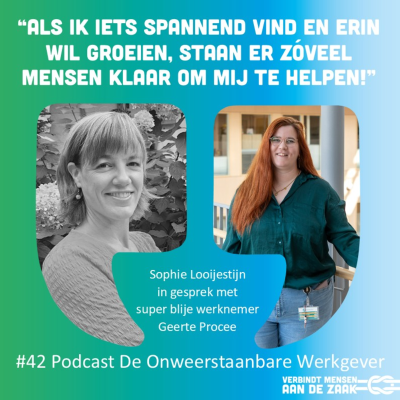episode #42 Geerte Procee - blije werknemer artwork