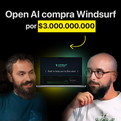 episode OpenAI compra WindSurf, cómo levantar inversión en Silicon Valley y el nuevo Airbnb artwork
