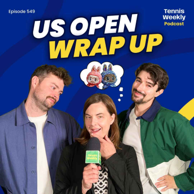 episode US Open Wrap Up - Buzzcuts, Labubus and CEOs stealing hats + TW Awards artwork
