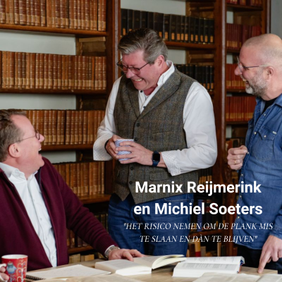 episode Afl. 48 Marnix Reijmerink en Michiel Soeters - Het risico nemen om de plank mis te slaan en dàn te blijven artwork