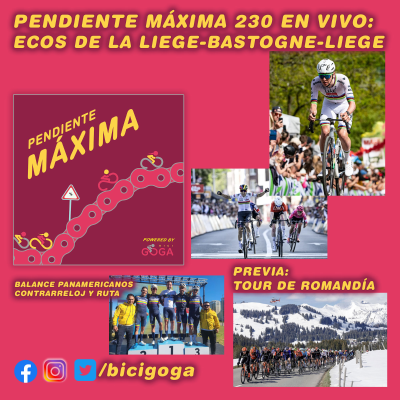 episode PENDIENTE MÁXIMA 230: Ecos de la Liège-Bastogne-Liège artwork