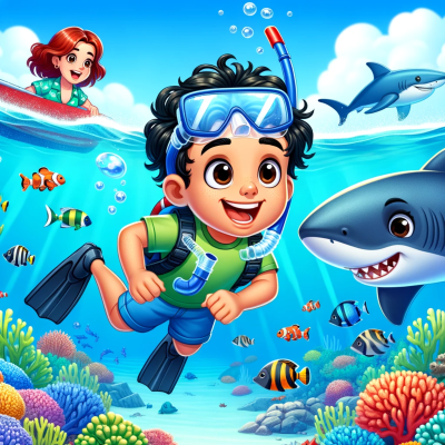 episode Las aventuras de Amir ; su amor por los tiburones . artwork
