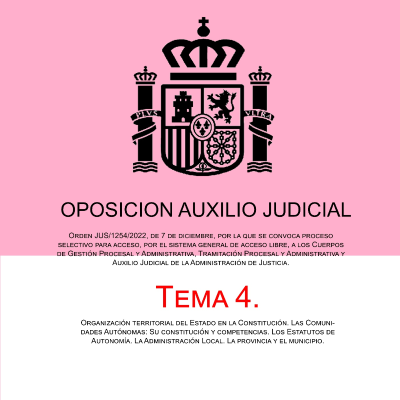 episode Tema 4. Organización territorial del Estado en la CE. Las CCAA: Su constitución y competencias. artwork