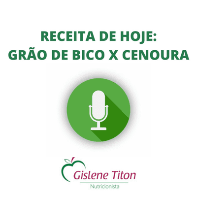 episode RECEITA: GRÃO DE BICO X CENOURA artwork