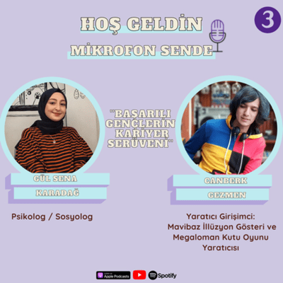 episode Hoş Geldin Mikrofon Sende Bölüm 3 |Yaratıcı Girişimci Canberk Gezmen artwork
