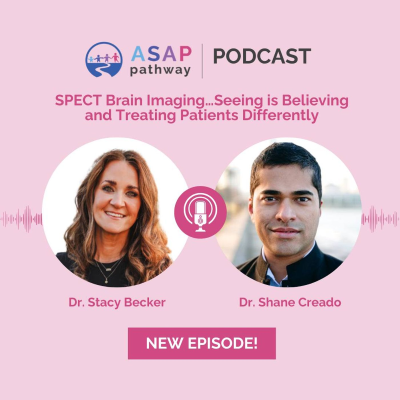 episode Ep.37, SPECT Brain Imaging…Seeing is Believing and Treating Patients Differently, Dr. Shane Creado, MD artwork