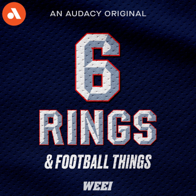 episode The Drake Returns: Reacting to Drake Maye's first press conference of 2025 | '6 Rings & Football Things' artwork