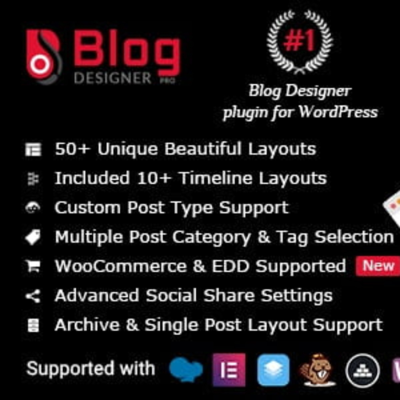 episode Nulled Blog Designer PRO for WordPress artwork
