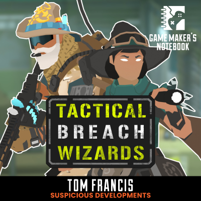 episode Magic, Kevlar, and Conspiracies with Tactical Breach Wizards Dev Tom Francis artwork