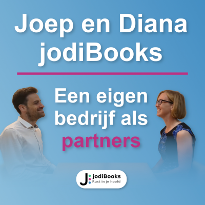 episode Een eigen bedrijf als partners | Joep en Diana van jodiBooks artwork
