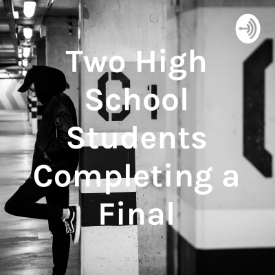 Two High School Students Completing a Final