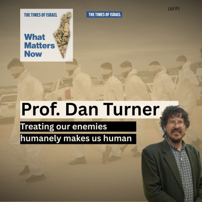 episode What Matters Now to Prof. Dan Turner: Treating our enemies humanely makes us human artwork