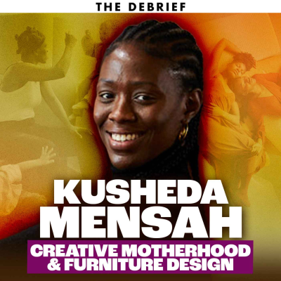 episode BONUS: Here's Thinking x Kusheda Mensah artwork