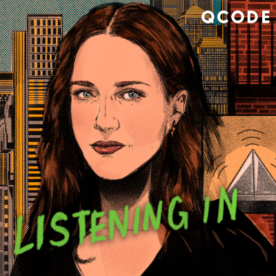 episode BONUS: Rachel Brosnahan and Creator Sabrina Jaglom on "The Making Of Listening In" artwork