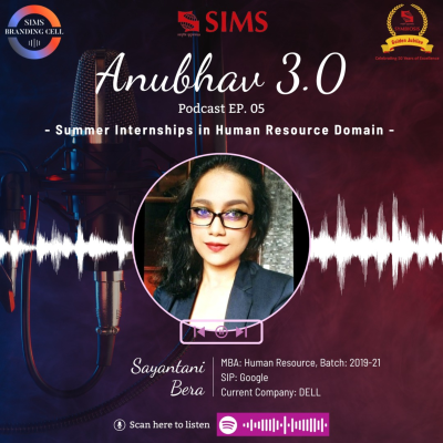 episode S03 E05 | SIP in HR- How to crack, perform and the way forward | SIMS, Pune artwork