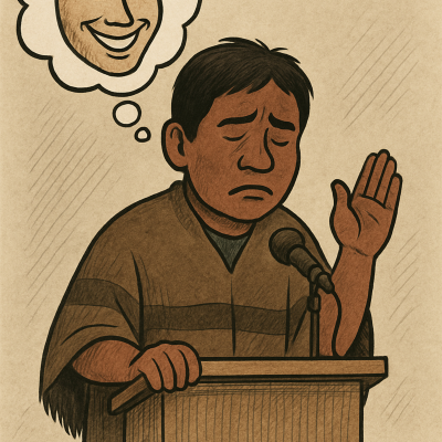 episode LA MÁSCARA DE LA HUMILDAD: INDECISIÓN POLÍTICA Y MANIPULACIÓN EMOCIONAL artwork