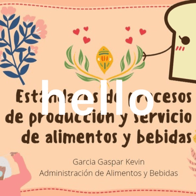 Administración de Alimentos y Bebidas