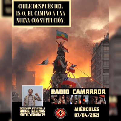 episode Entrevista exclusiva con Diego Salinas. Militante Chileno de la sección RASH Patagonia y candidato constituyente por la Región de Aysen por el Movimiento Apruebo Dignidad artwork