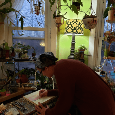 episode Episode 68: Artist Leah Merriman of St. Louis Waxworks artwork