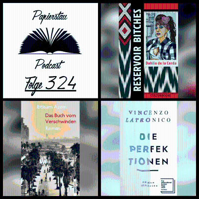 episode #324: International Booker Prize 2025 ("Reservoir Bitches" - Dahlia de la Cerda, "Small Boat" - Vincent Delecroix, "Under the Eye Of the Big Bird" - Hiromi Kawakami, "Das Buch vom Verschwinden" - Ibtisam Azem, "Die Perfektionen" - Vincenzo Latronico) artwork