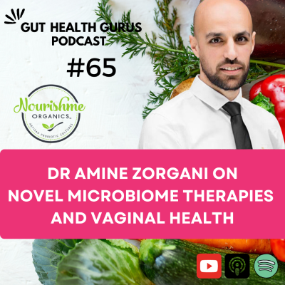 episode Dr Amine Zorgani on novel microbiome therapies and vaginal health artwork