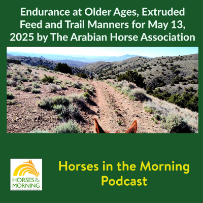 episode Endurance at Older Ages, Extruded Feed and Trail Manners for May 13, 2025 by The Arabian Horse Association artwork