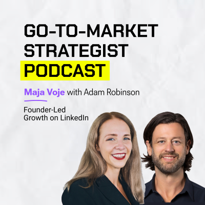episode Adam Robinson: Founder-Led Growth on LinkedIn artwork