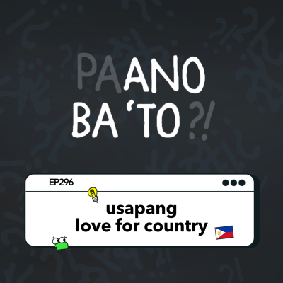 episode Love For Country (And Doing What's Right) with Cheche Lazaro artwork