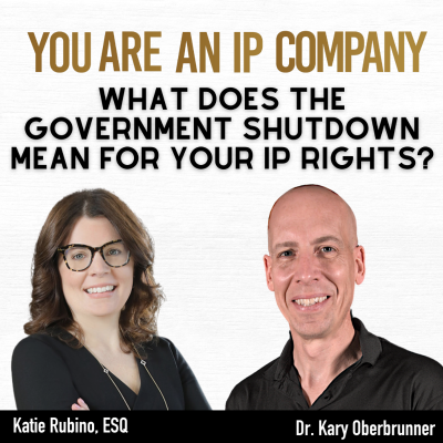 episode S4 Ep41: What does the government shutdown mean for your IP rights? artwork