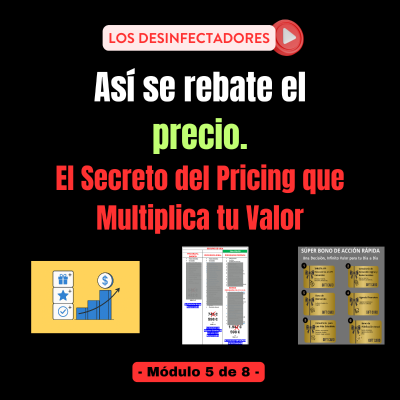 episode Rebatir el precio en seguros: secreto de pricing que multiplica tu valor | LOS DESINFECTADORES M5 | #127 artwork
