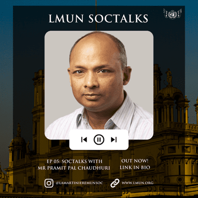 episode SocTalks with Mr Pramit Pal Chaudhury artwork