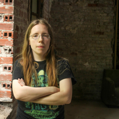 episode 472. Paranormal Investigator Adrianna Gibson shares her experiences and spooky travels artwork