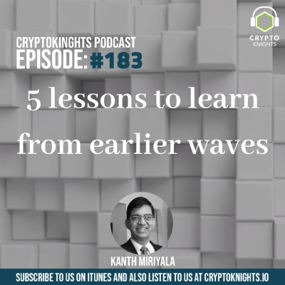 episode Episode 183 - 5 Lessons To Learn From Earlier Waves artwork