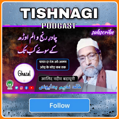 episode 🔴 चादर-ए-रंज-ओ-अलम ओढ़ के सोए कब तक | 𝑲𝒉𝒂𝒍𝒊𝒅 𝑵𝒂𝒅𝒆𝒆𝒎 | 𝐁𝐞𝐚𝐮𝐭𝐢𝐟𝐮𝐥 Ghazal artwork