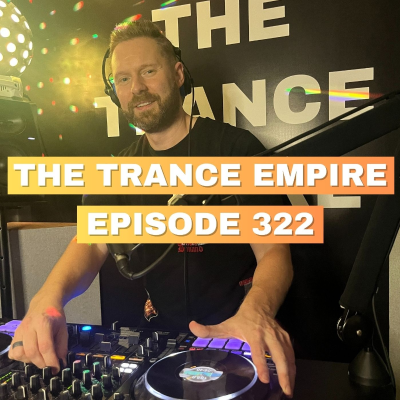 episode THE TRANCE EMPIRE episode 322 with Rodman artwork
