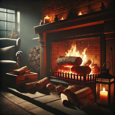 episode El FUEGO de la chimenea calma y reconforta la mente artwork