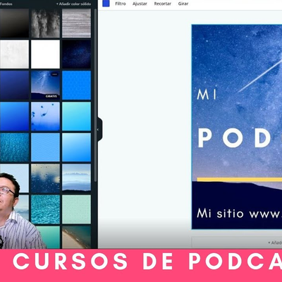 episode Como hacer la portada de tu podcast FÁCIL / Cursos de Podcasting artwork