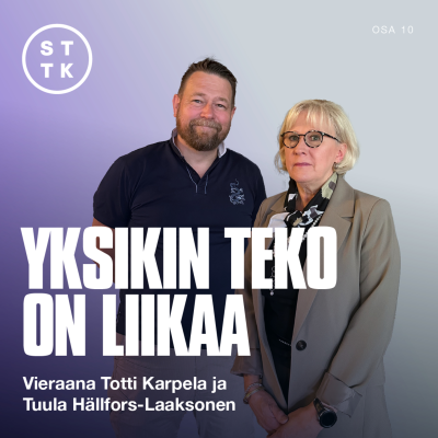 episode Yksikin teko on liikaa - vieraana Tuula Hällfors-Laaksonen ja Totti Karpela artwork