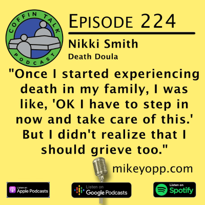 episode #224 - Death Doula - Nikki Smith artwork