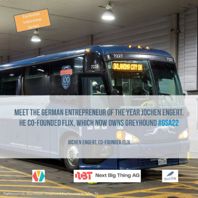 episode Meet the German Entrepreneur of the Year - Co-founder of Flix, which now owns Greyhound #GSA22 artwork