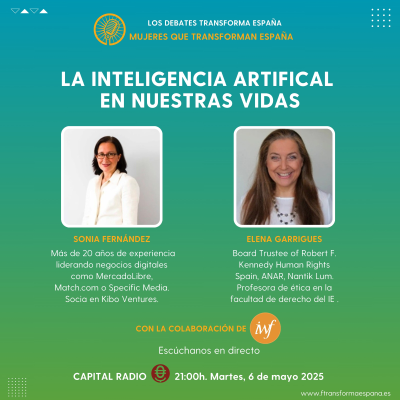 episode Mujeres que transforman España. La inteligencia artificial en nuestras vidas. artwork
