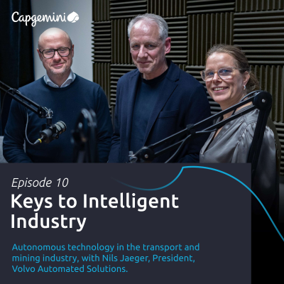 episode 10. Autonomous technology in the transport and mining industry, with guest Nils Jaeger from Volvo Automated Solutions. artwork