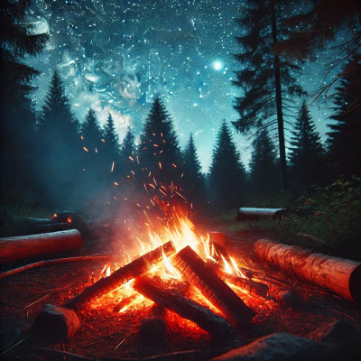 episode Calor acogedor: El crepitar de una fogata para calmar la mente artwork