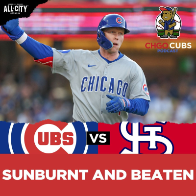 episode Pete Crow Armstrong & Cubs DROP Series Opener to Cardinals | CHGO Cubs POSTGAME Podcast artwork
