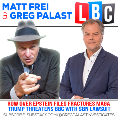 episode Row over Epstein files fractures MAGA + Trump threatens BBC with $bn lawsuit artwork